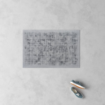Mckinley Handmade Viscose Gray Rug