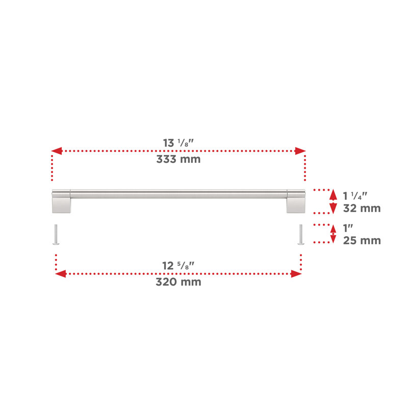 Expression 12.625" Center to Center Bar Pull