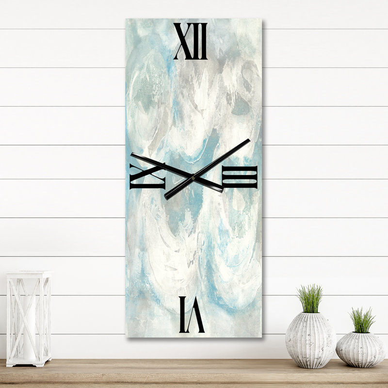 Horloge murale Pale Blue Shade IV, Grand