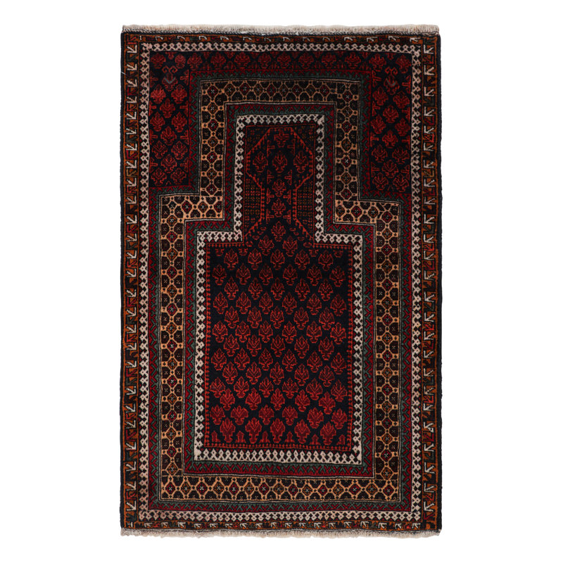 One-of-a-Kind 2'1"X4'5" Hand Knotted Area Rug