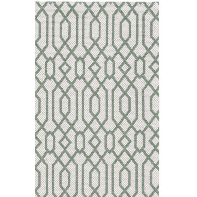 Tapis géométrique en coton Martha Stewart
