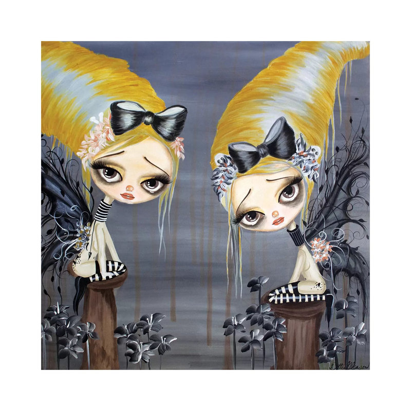 Fairies Lost by Dottie Gleason - Wrapped Canvas Gallery-Wrapped Canvas Giclée, 30.48 cm H x 30.48 cm W