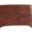 Tabouret de bar pivotant à dossier en bois cintré Bentwood
