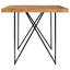 Ancheta Mango Rectangular Wood Top Dining Table-1576631949