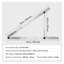 Supports à panneau solaire réglables de 50 pouces, support inclinable en aluminium robuste pour véhicule récréatif, bateau et toit