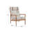 Rowden Mid-Century Modern Lounge Chair With Cushions And Solid Rubberwood Frame-115606361