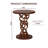 Harrell Pedestal Base With Round Tabletop Nightstand