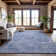Premium Machine Washable Wayne AMF1102 Damask Rug