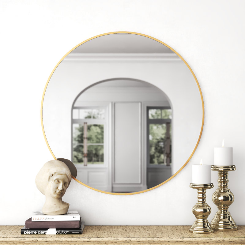 Destefano Essence Mirror, 40" x 40", Gold