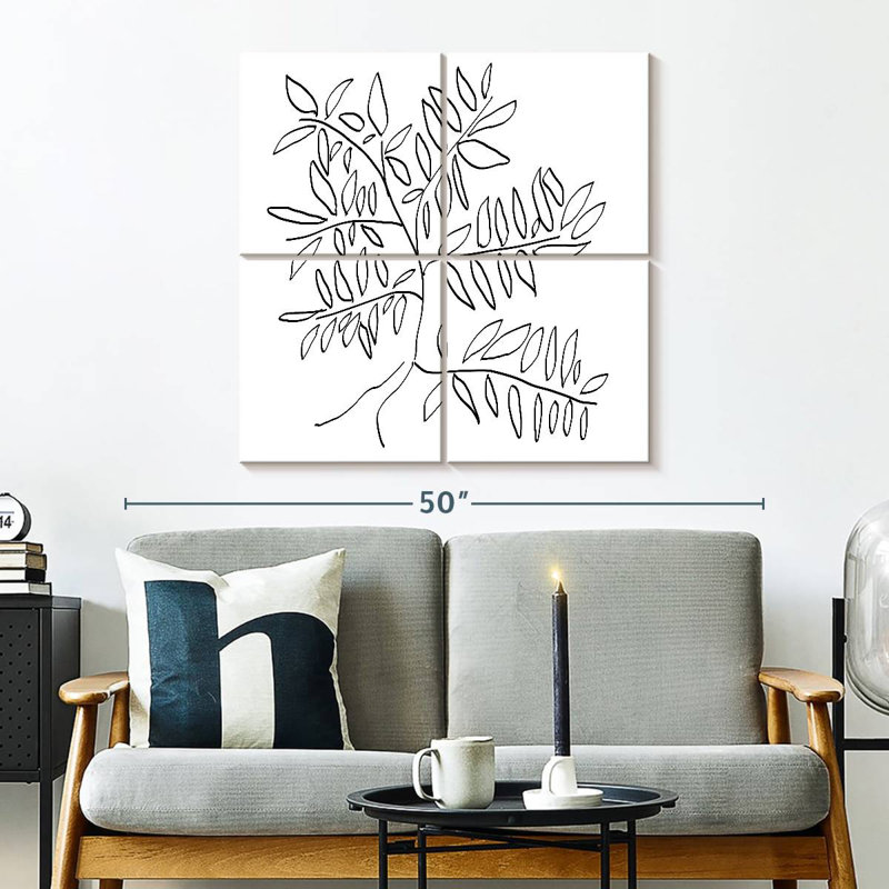 Harnek A Black And White Tree