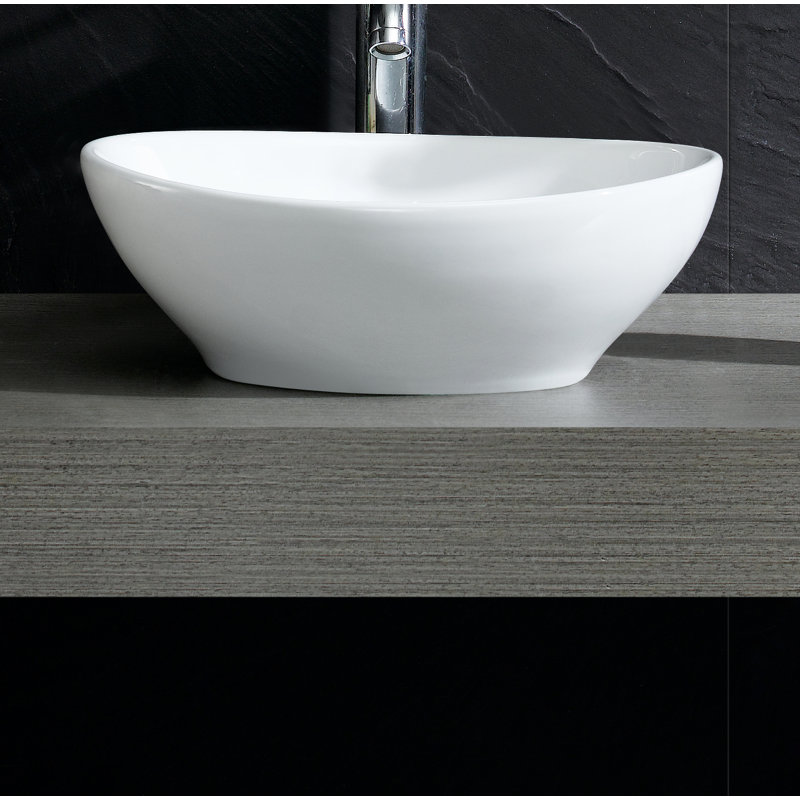 Modern Oval Vessel Bathroom Sink