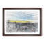 Above New Orleans in Louisiana in Abstract - Framed Print-55629066-55629067