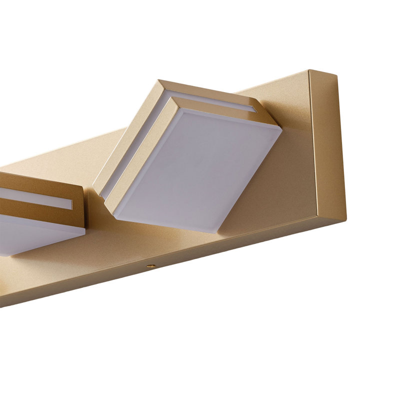 3-Lamp Copper Principal Acrylic LED Vanity Light