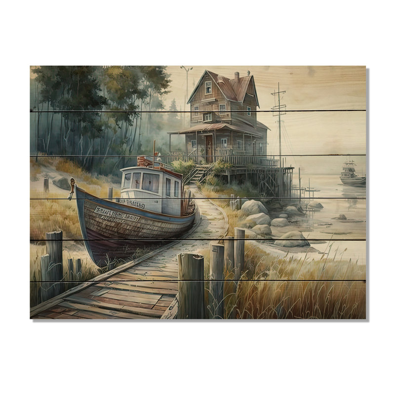 Ardal Saltaire II - reproduction de bateau de charme, H 30 po x l 40 po x P 1,5 po