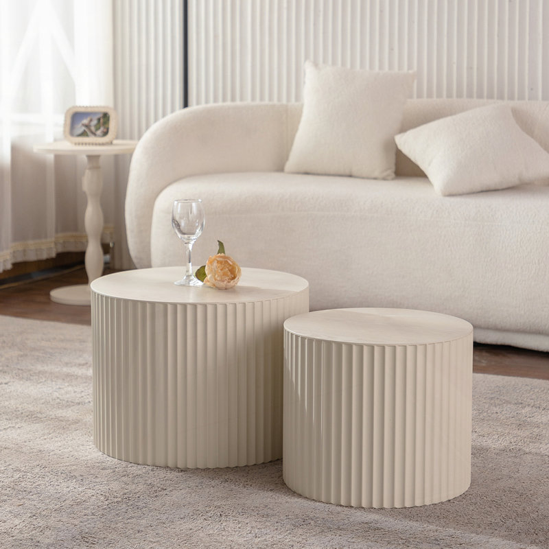 Round Wood Coffee Table
