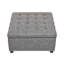 Repose-pieds de rangement carré capitonné Audel-103897855