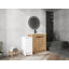 Meuble-lavabo autoportant de 42 po avec lavabo en céramique et armoires de rangement, porte à fermeture en douceur, armoire combinée 02430IMO + 0312, ensemble KD-125515213-125515214