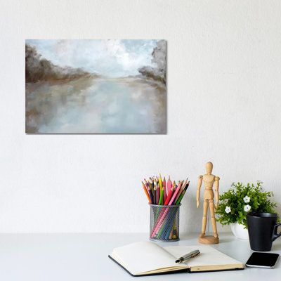 Through The Haze by Jacqueline Ellens - Wrapped Canvas Painting