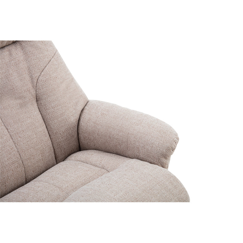 Billings 80cm Wide Swivel Standard Recliner, Wheat