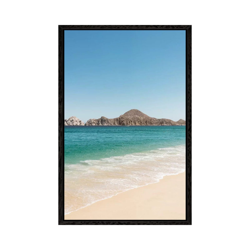 Cabo San Lucas III by Bethany Young - Print on Canvas, Black Framed, 152.4cm H x 101.6cm W x 3.81cm D