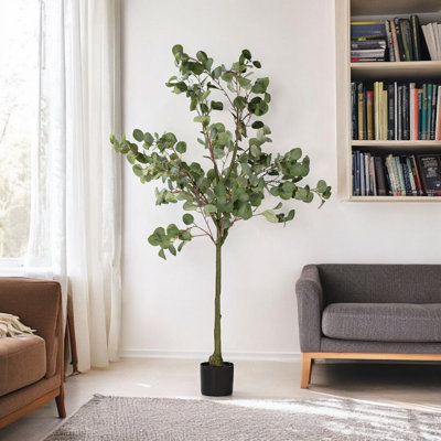 Eucalyptus artificiel en pot de chambre de bébé en plastique