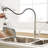 Brushed Nickel Commercial Kitchen Faucet - Pull Out , Enhanced Leakproofness, To Fingerprints And Watermarks Style Down Leak Resistance, , User- Installation Operation-1708922880