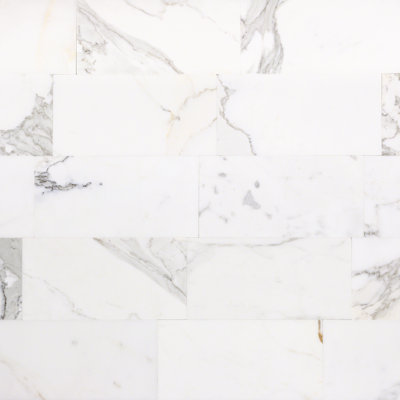 Calacatta 6" x 12" Marble Look Subway Wall & Floor Tile