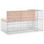 Banc de jardin en bois massif Douglas-1087334039