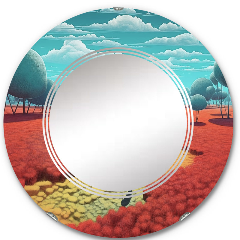 Arches Circle Mirror, 24" x 24"