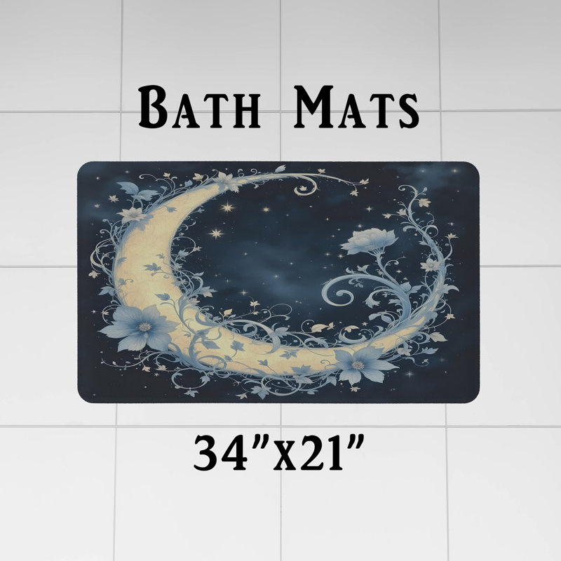 Rideau de douche avec tapis de bain, H 72 po x l 70 po