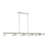 Clearlake 10 - Light Satin Black Kitchen Island Pendant-686935671