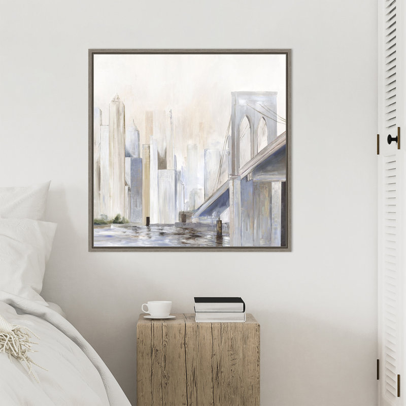 «Bridge II» par Allison Pearce, reproduction d'art sur toile encadrée, H 30 po x l 30 po