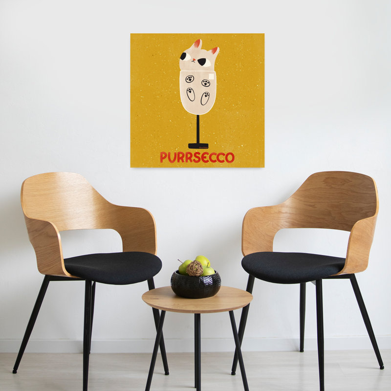 Art contemporain, art contemporain pour chat, H 24 po x l 24 po
