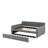 Full Size Upholstered Daybed With Trundle-411987375