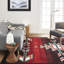 Tapis d'intérieur rouge / noir de style sud-ouest Hilander-21292464