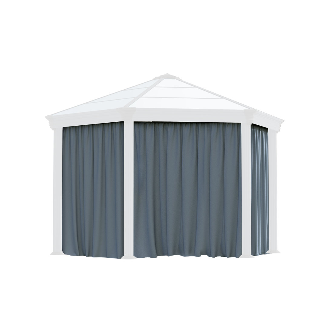 Palram - Canopia Roma and Monaco Gazebo Curtain Side Wall Canopia
