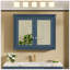 Armoire à pharmacie de 36 po x 28 po, armoire de rangement murale pour salle de bain, armoire de salle de bain moderne avec 2 miroirs, armoire à pharmacie, armoire à miroir avec 2 tablettes réglables