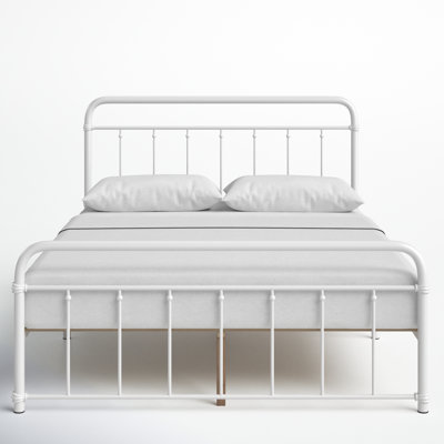 Aldiana Metal Slat Headboard Design Bed