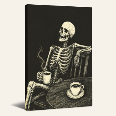 Toile noire sur fond noir