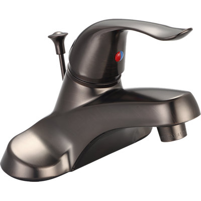 Centerset Single-handle Bathroom Faucet with Drain Assembly