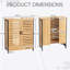 Bamboo Freestanding Bathroom Cabinet