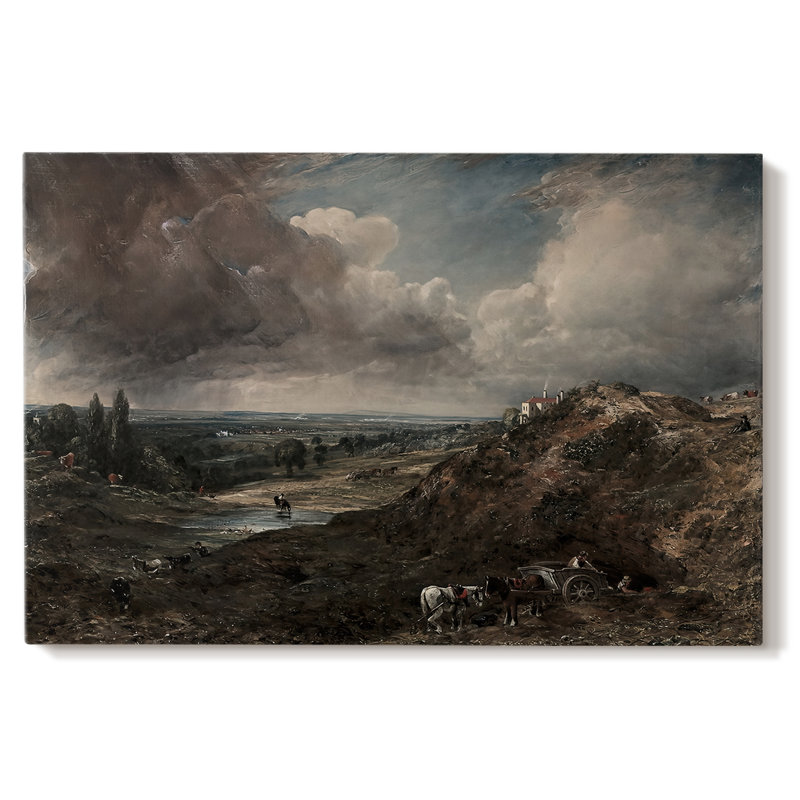 Branch Branch Pond, Hampstead Heath-John Constable-Gallery, toile tendue-c. 1824 - 1828, 32 x 48