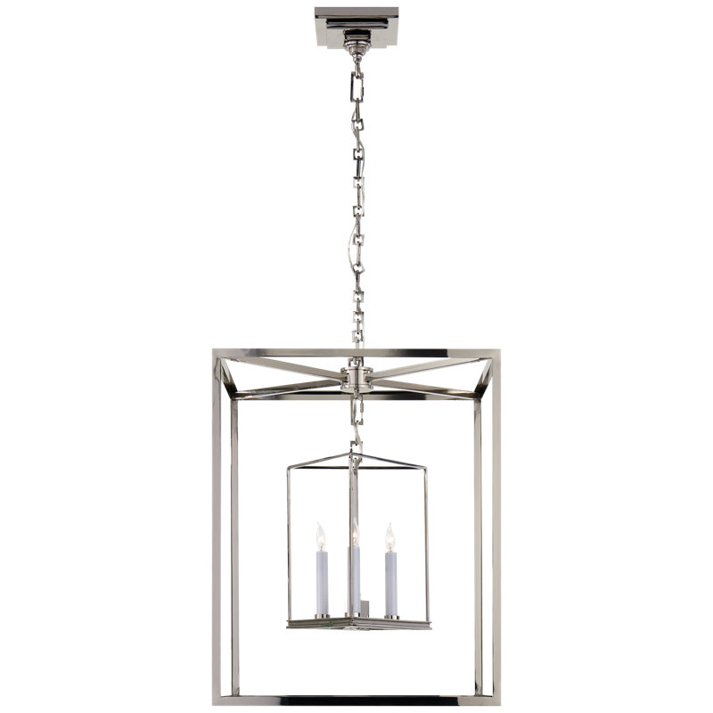 Chapman & Myers Osborne Lantern, Polished Nickel