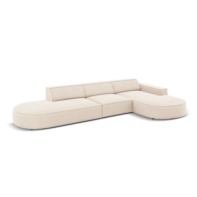 Modular L-Shaped Corner Sofa, Right Hand Facing, Beige