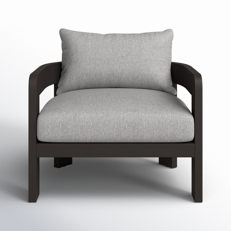 Jackson Outdoor Lounge Chair, Concha Fog