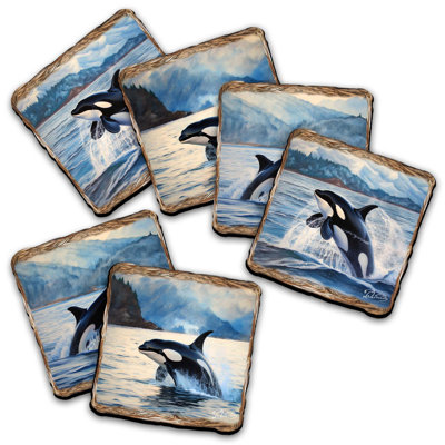 Napperon Playful Orcas