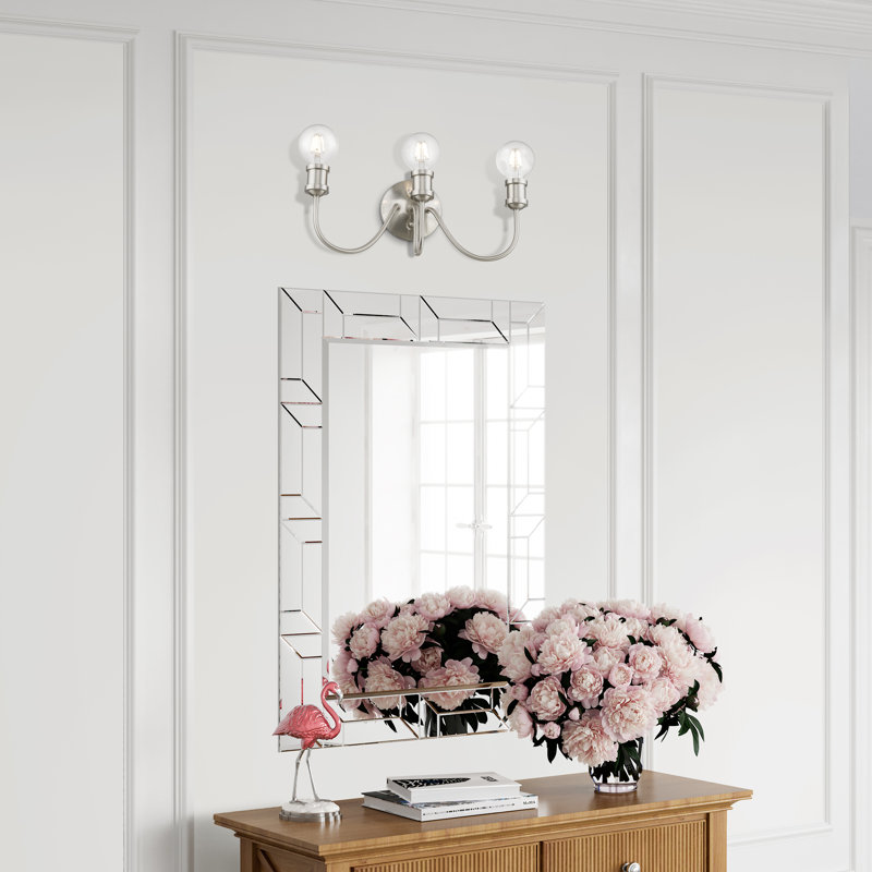 Grogan 3 - Light Dimmable Vanity Light, Brushed Nickel