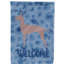 Caniche en polyester à 2 côtés 40 x 28 po standard welcome drapeau maison-957493028