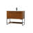 Rozell 40'' Single Bathroom Vanity with Engineered Marble Top-254055230