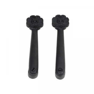 0.75" H x 3.75" W x 3.75" D Decorative Solid Aluminium Carpet Clip Stair Holder